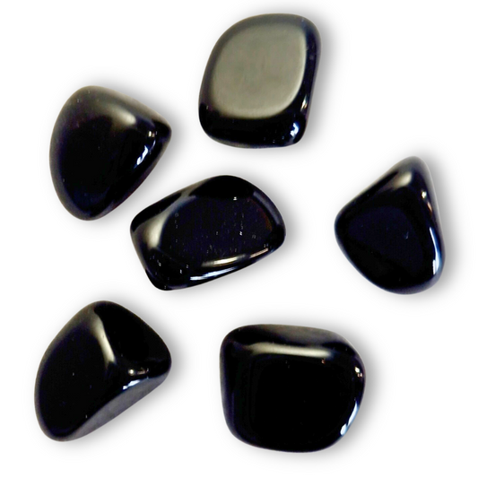 Obsidiaan trommelsteen