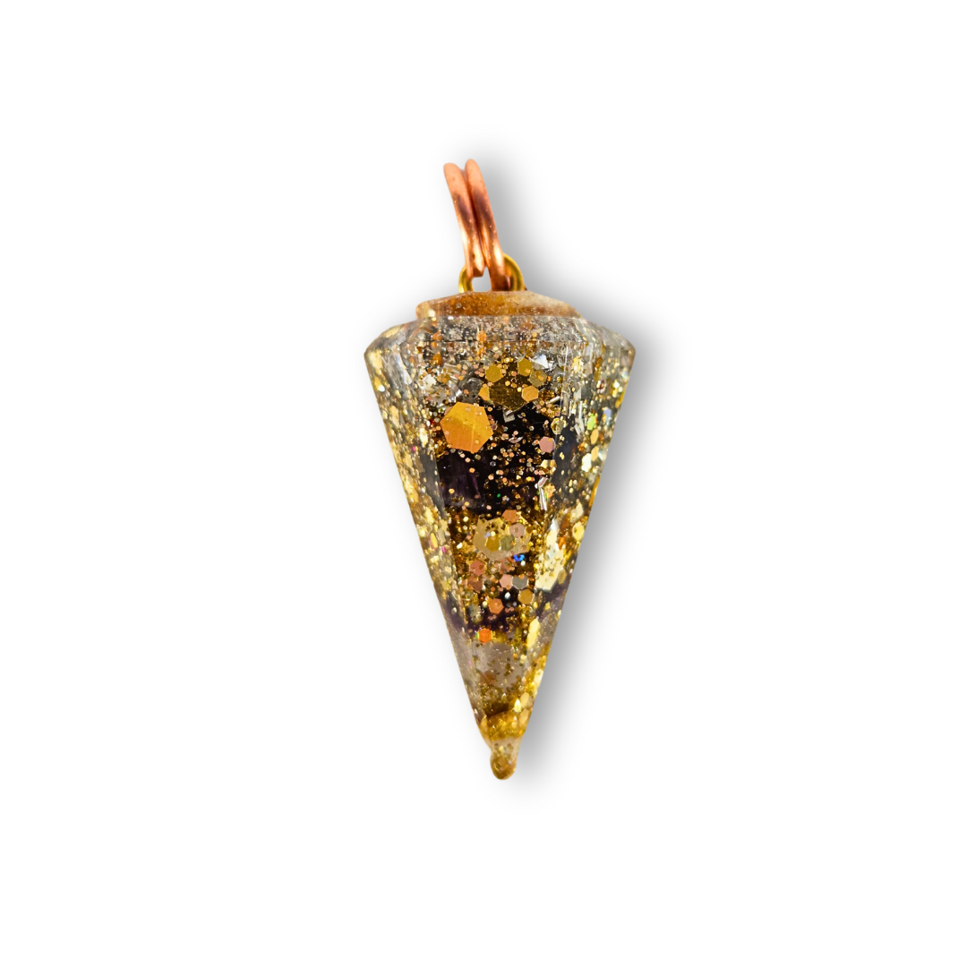 Orgonite gemstone pendant